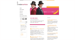 Desktop Screenshot of modamanifesto.com